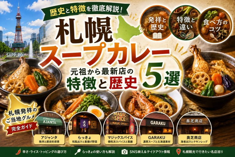 札幌スープカレー厳選5選｜元祖から最新店の特徴と歴史