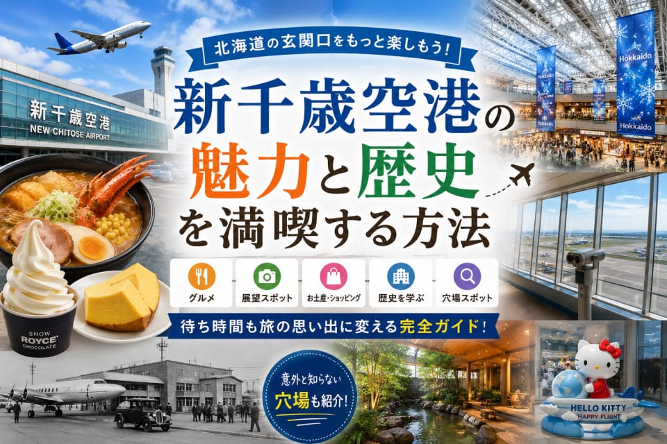 新千歳空港の魅力と歴史を満喫する方法