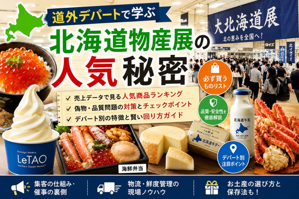 道外デパートで学ぶ北海道物産展の人気秘密